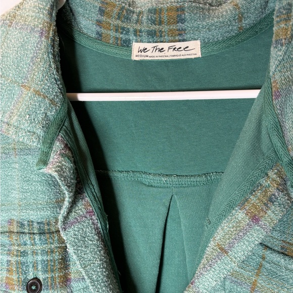 🌸Free People Oversized Plaid Shirt Jacket🌸 - Picture 8 of 8